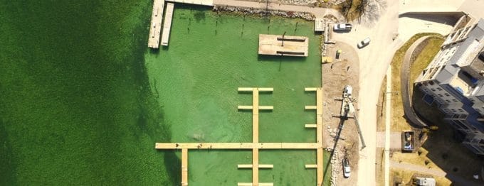 floating boathouse